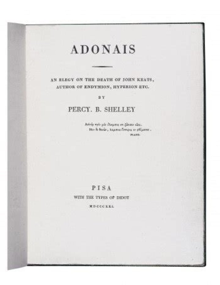 Can adonais be considered a pastoral elegy why?