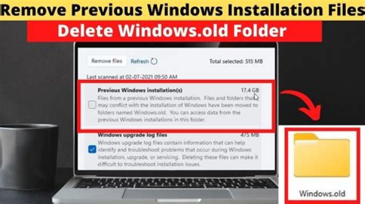 Can i delete previous windows installation?
