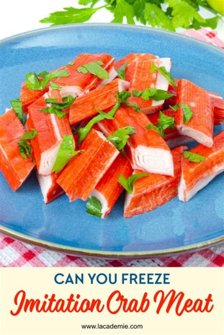 Can you freeze imitation crab meat?