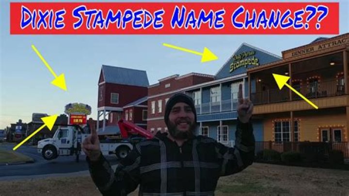 Did dixie stampede change its name?