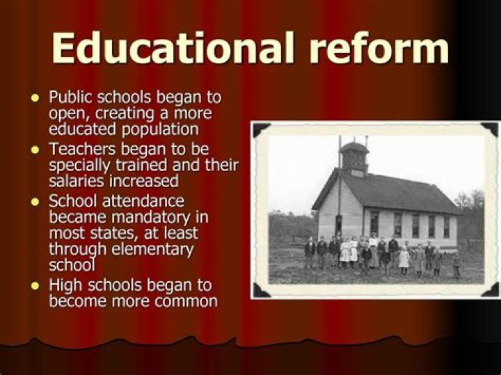 Did the movement to reform education accomplish?