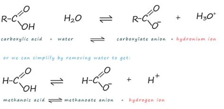 Does carboxylic acid dissolve in water?