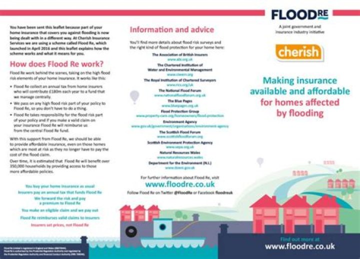 Does flood re cover holiday homes?