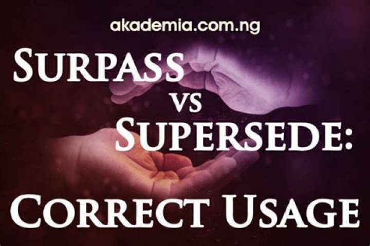 Does supplant mean supersede?