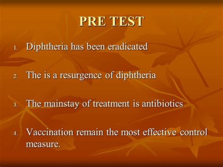Has diphtheria been eradicated?