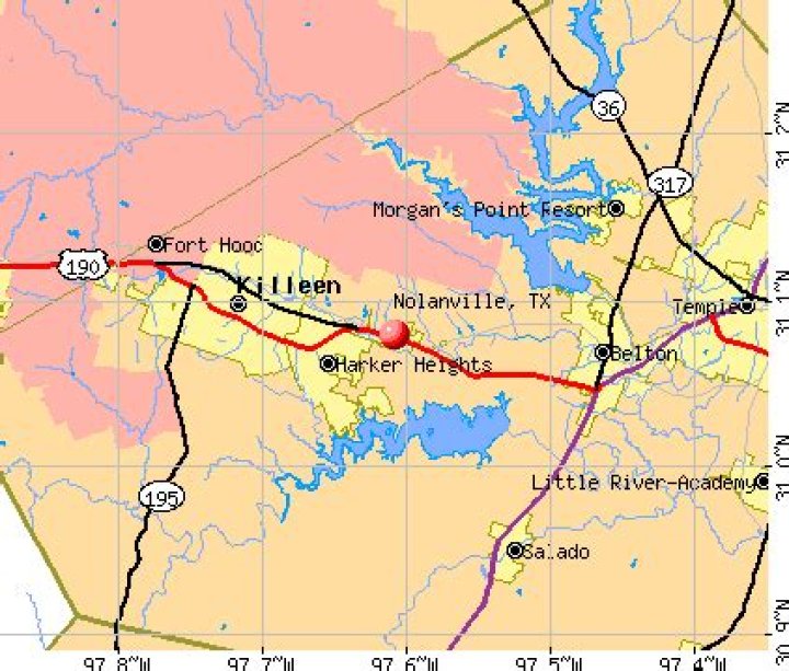How big is nolanville texas?