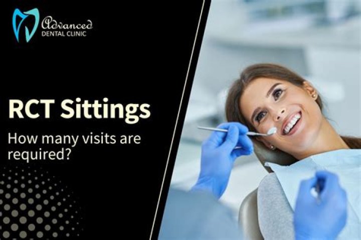 How many sittings for root canal?