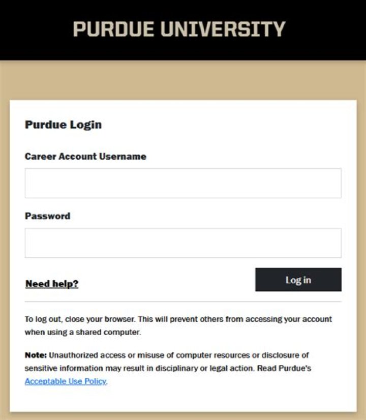 How to login to purdue email?