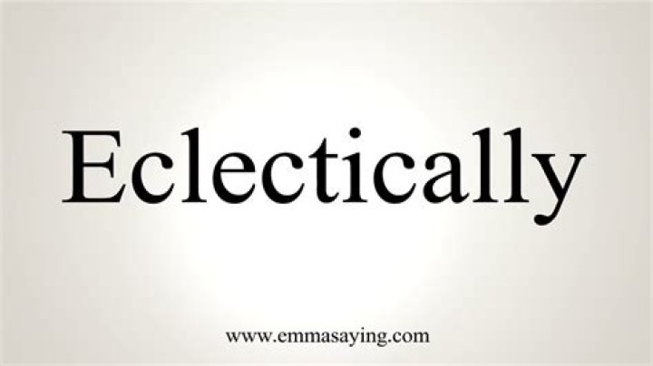 How to pronounce eclectically?
