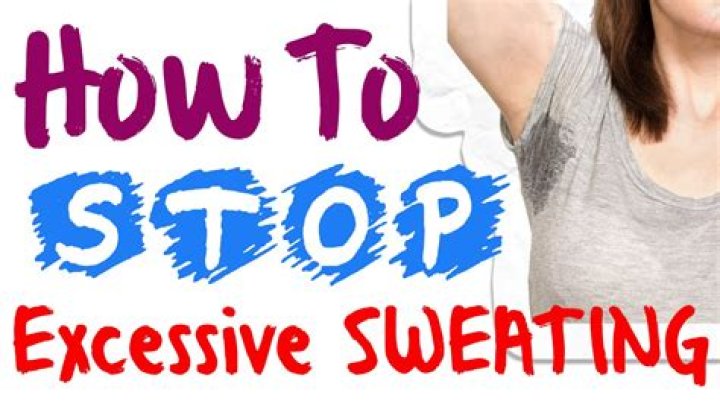How to stop sweating profusely from the head?