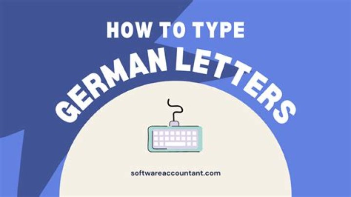 How to type german s in windows?