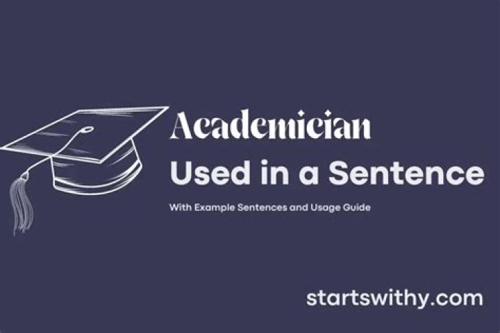 How to use academician in a sentence?