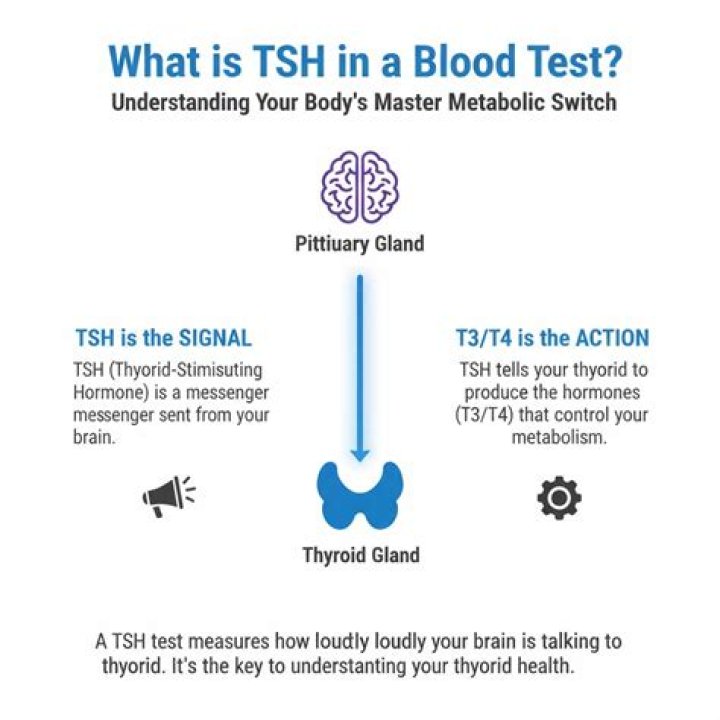 In a blood test what is tsh?