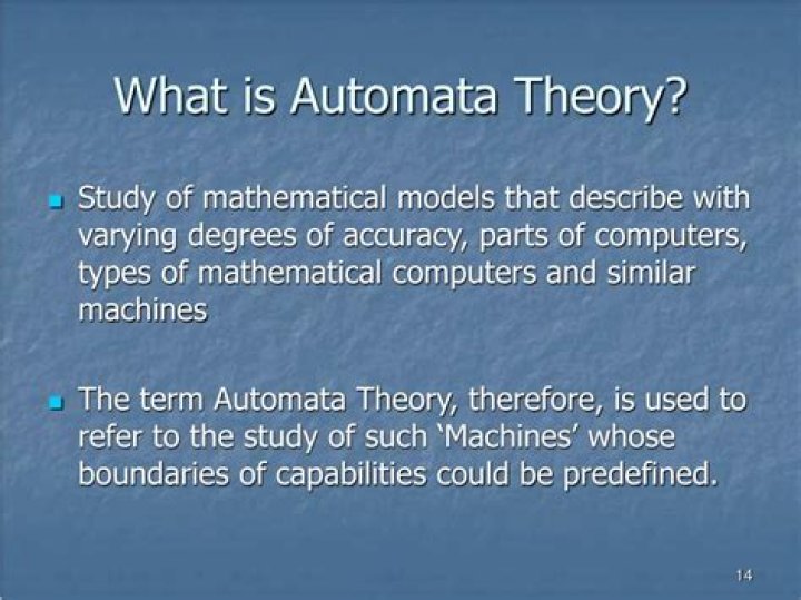 Is automata theory important?