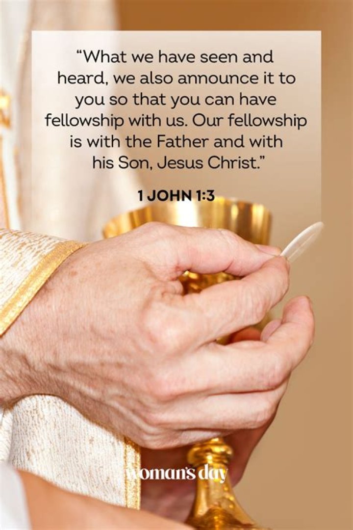 Is first communion mentioned in the bible?