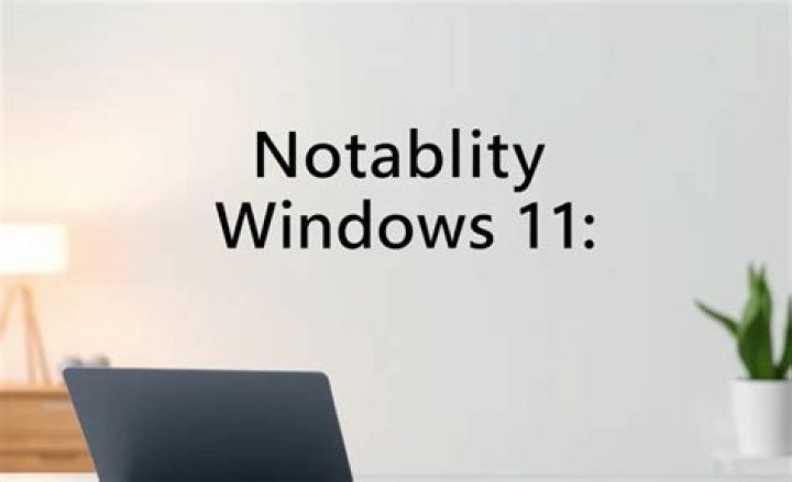 Is notability available for windows?