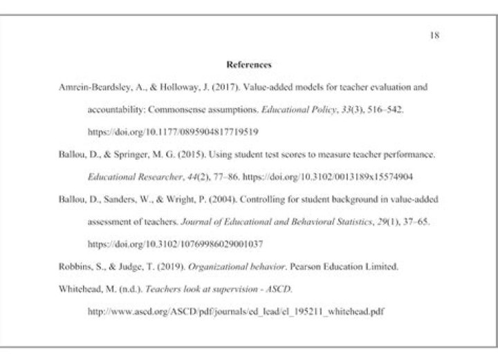 On the reference page the references should be alphabetized by?