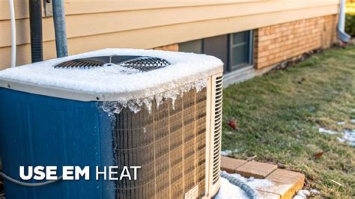 Should i run heat or em heat?