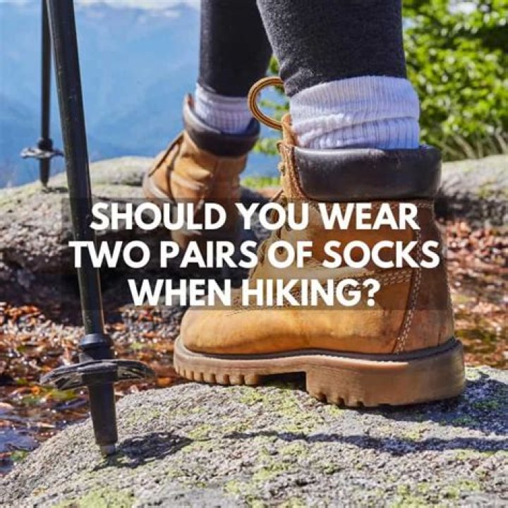 Should you wear two socks when hiking?