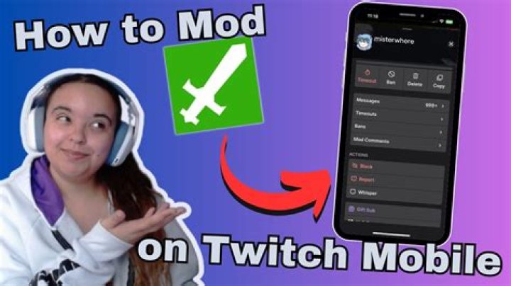 Whats a mod on twitch?