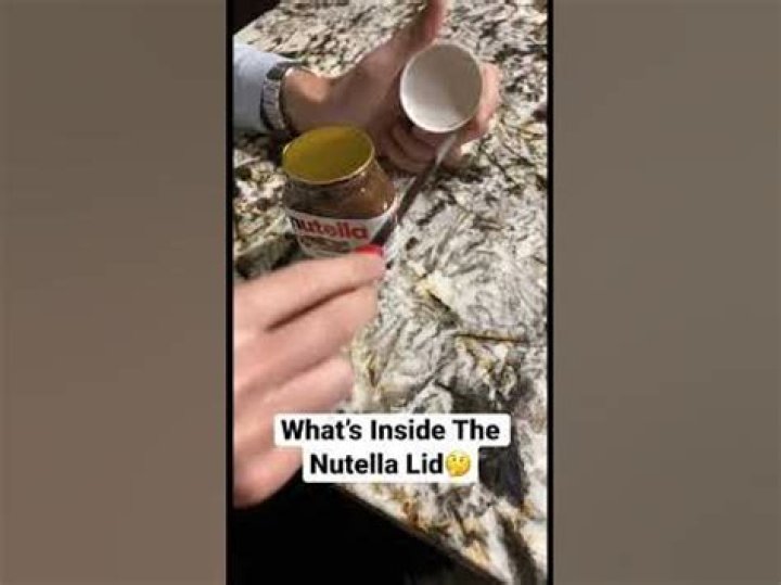 Whats under the nutella lid?