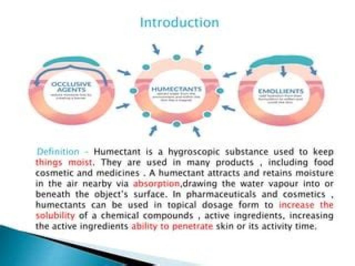 When something is humectant?