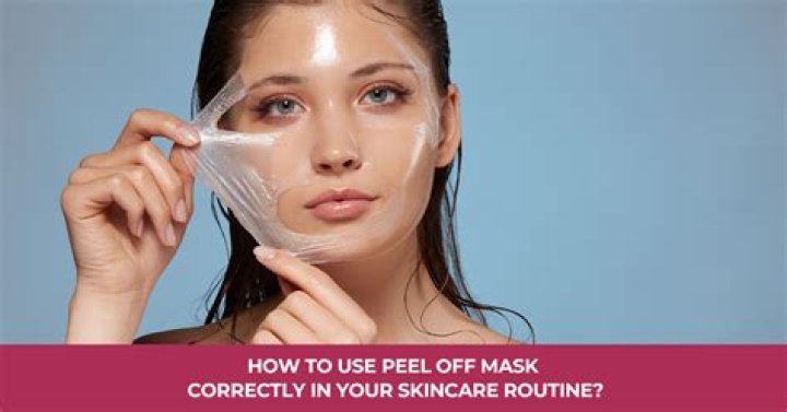 When to apply peel off face mask?