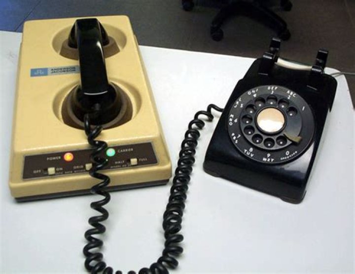 When were modems invented?