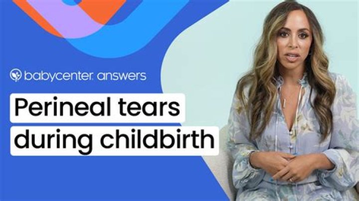 Where does tearing happen during birth?