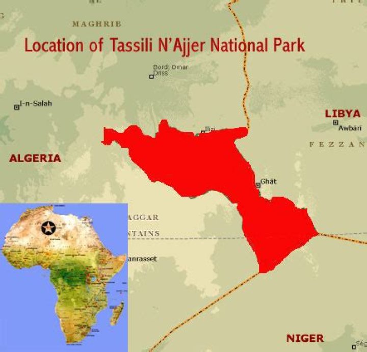 Where is tassili n'ajjer?