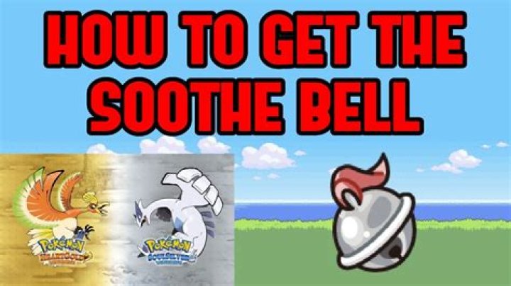 Where to get the soothe bell in soulsilver?