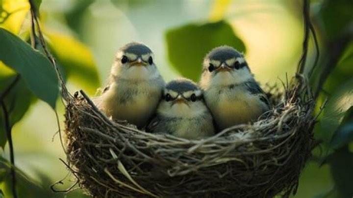 Which birds huddled together?