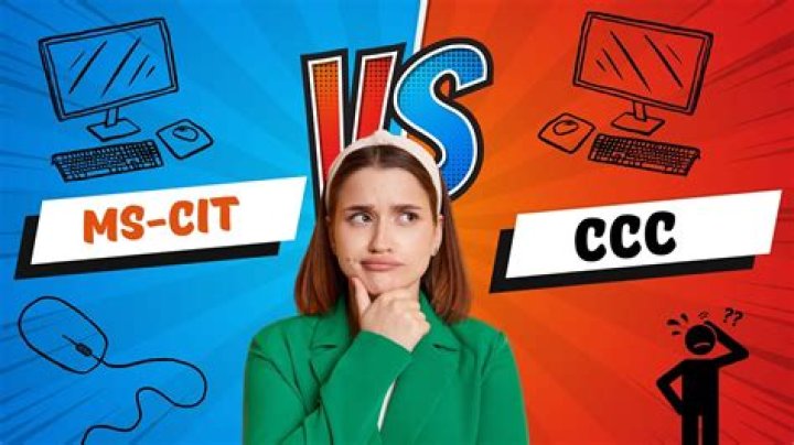 Which is better ccc or mscit?