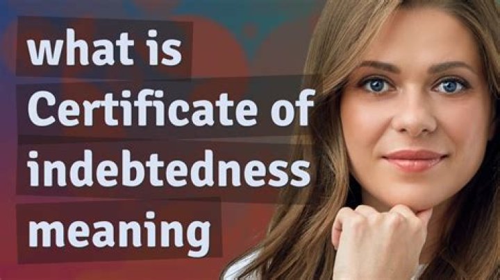 Which of the following is a certificate of indebtedness?