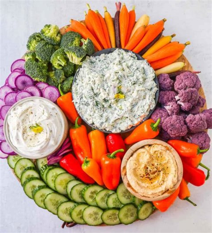 Which of the following is an example of crudites?