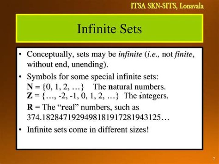 Which set is infinite?