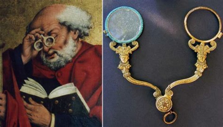 Who invented corrective lenses?