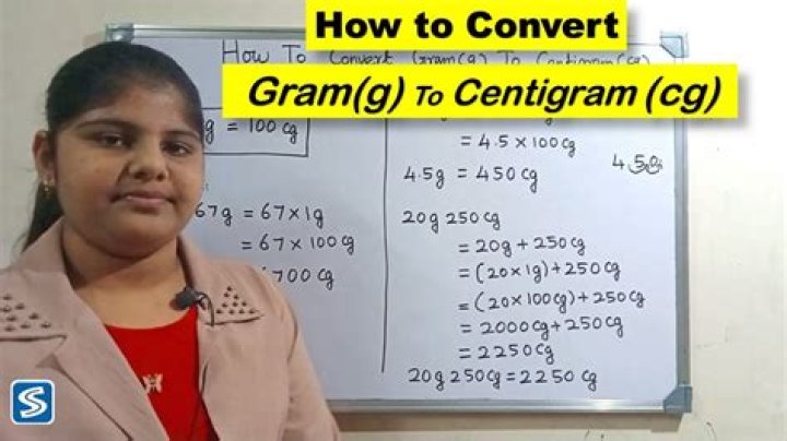 Who many centigrams are in a gram?
