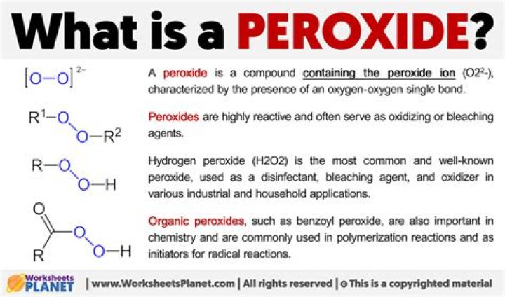 Why does peroxide bubble?