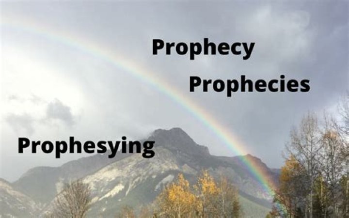Why is prophecy a noun?
