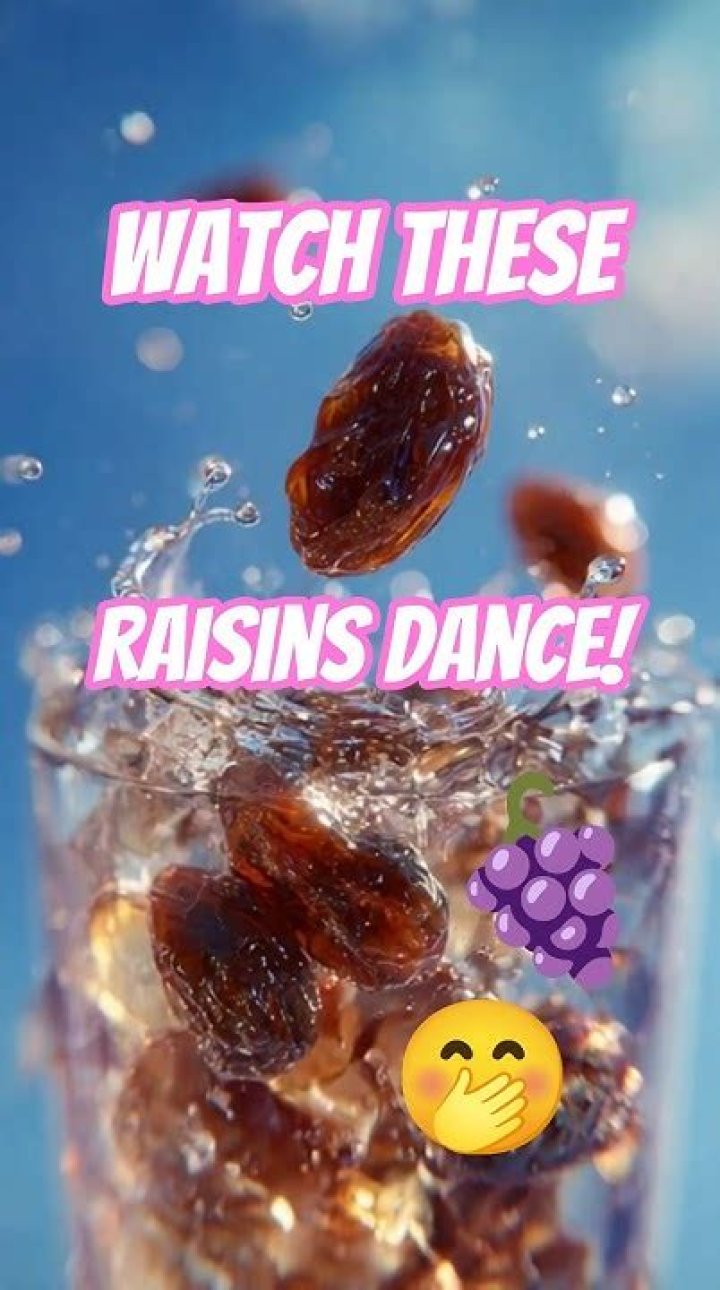 Why raisins dance in soda?