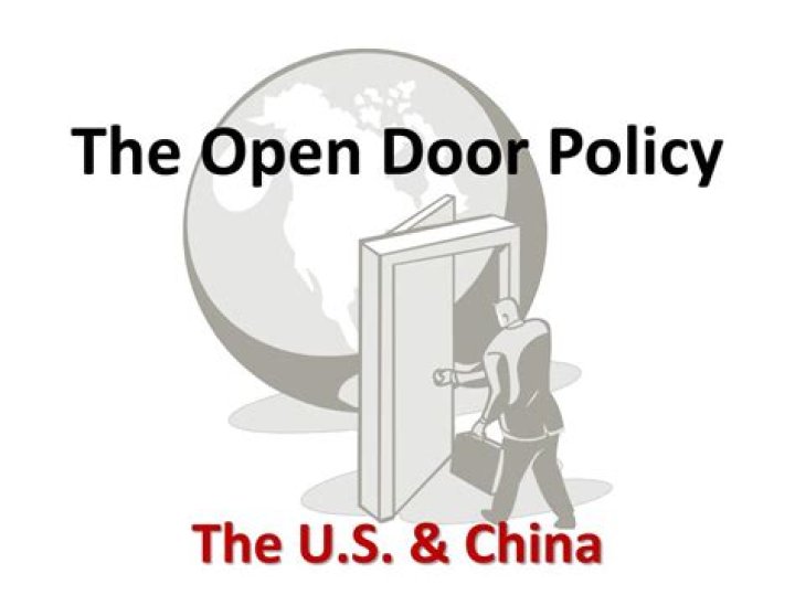 Why was the open door policy important to the united states?
