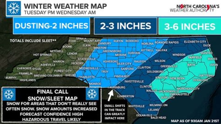 Will rockingham nc get snow this year?